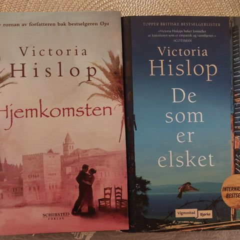 Victoria Hislop - pakke med 2 romaner innbundet