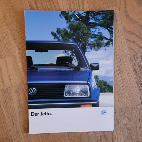 Brosjyre VW Jetta 1987