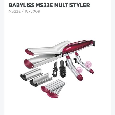 BABYLISS MS22E MULTISTYLER