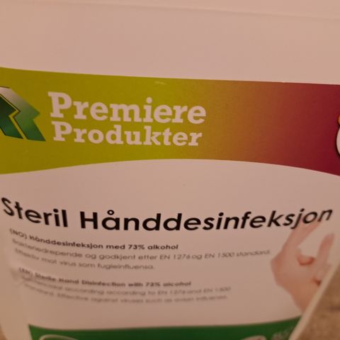 Hånddesinfeksjon steril Hånddesinfeksjon