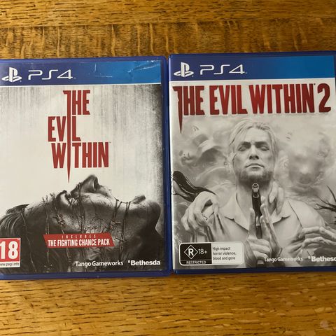 ps4 / ps5 spill THE EVIL WITHIN 1 / 2