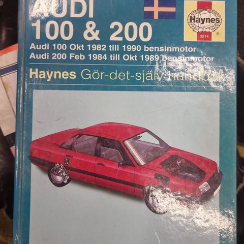 Verkstedhåndbok Audi 100 200