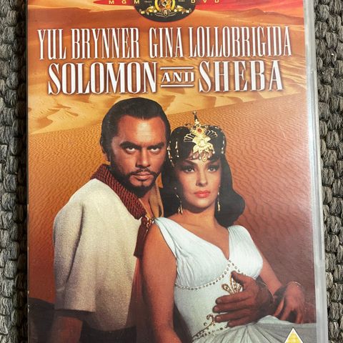 [DVD] Solomon and Sheba - 1959 (norsk tekst)