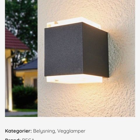 Må sees! Bega design utelamper - vegglamper.