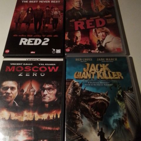 Red 1- 2- Moscow Zero- Jack Giant Killer- Love Angels and Airwaves