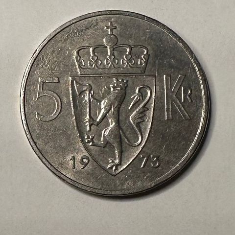 5 kr 1973 Norge  (2725 AD)