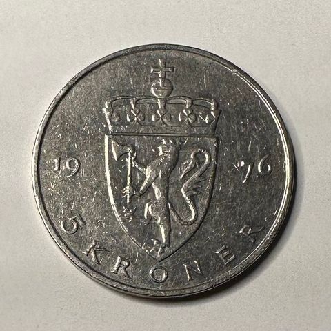 5 kr 1976 Norge (2723 AD)