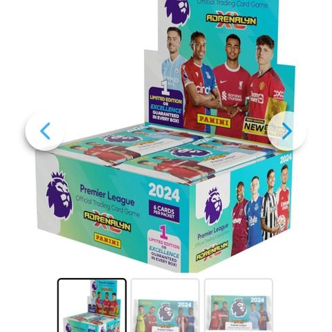 Adrenalyn XL Panini fotballkort Premier League 2024