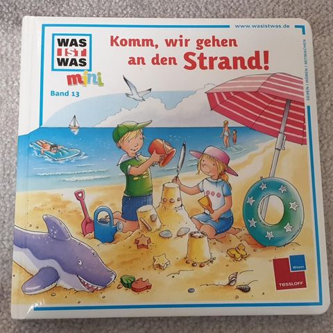 Tysk barnebok; Kom wir gelen an den Strand