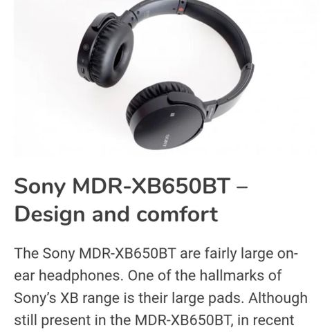 Sony MDR-XB650BT