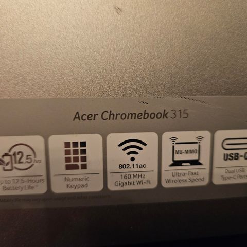 Bærbar pc Acer chromecast