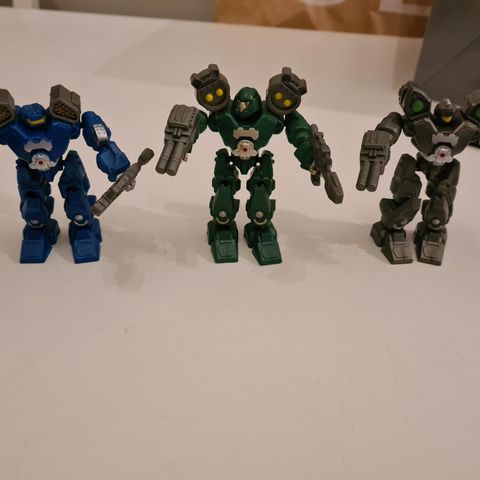 3 stk "robot figurer"