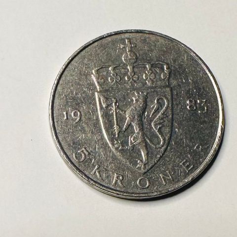 5 kr 1983 Norge (2724 AD)