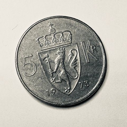 5 kr 1973 Norge (2721 AD)