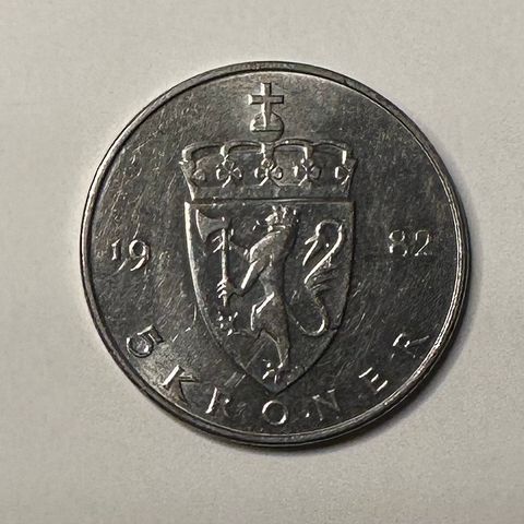 5 kr 1982 Norge (2726 AD)