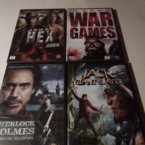 Sherlock Holmes- Jack the Giant Slayer- Jonah Hex- War Games