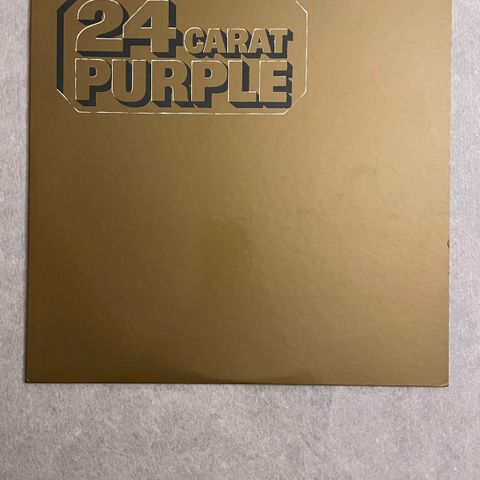 Vinyl . Deep Purple . 24 Carat Purple. Japan