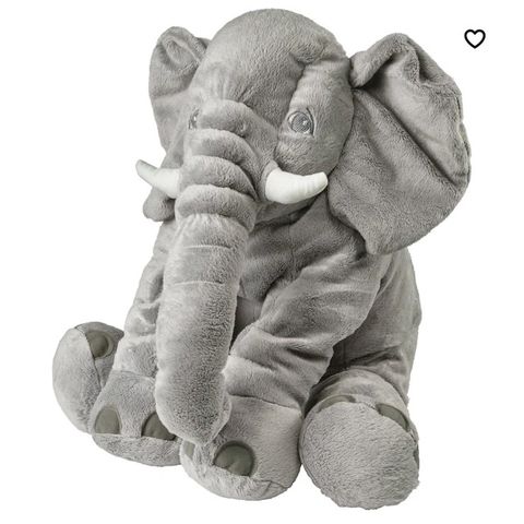 leke-kosedyr elefant fra Ikea