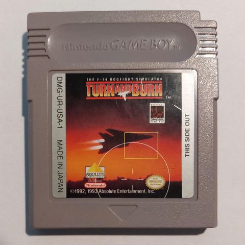 "Turn and burn" til Nintendo Game Boy (DMG-01)