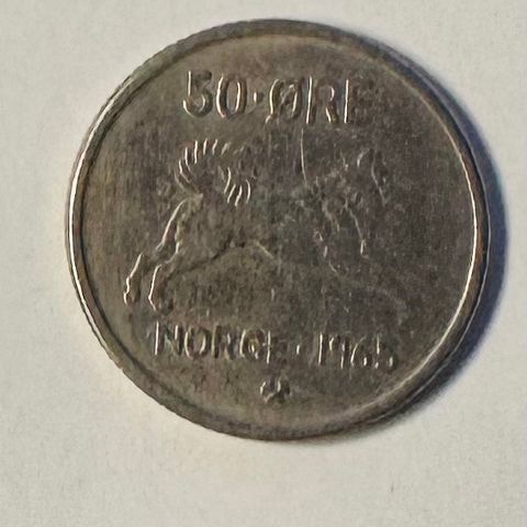 50 øre 1965  (2736  AD)