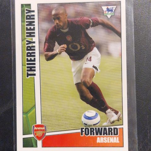 Thierry Henry 2005 Merlin's Premier Stars Arsenal