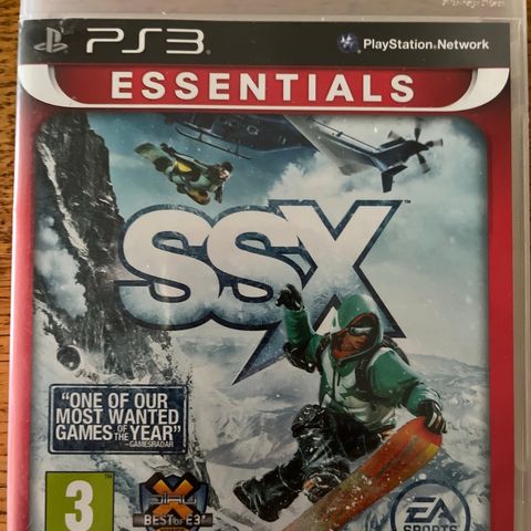 ps3 spill SSX snowboard