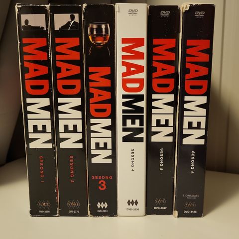 Mad men sesong 1-6