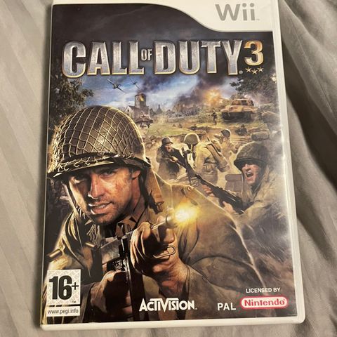 Fin og komplett call of duty 3! Til Wii Flyttesalg!