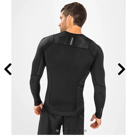 Venum Rashguard sort str L (ubrukt)