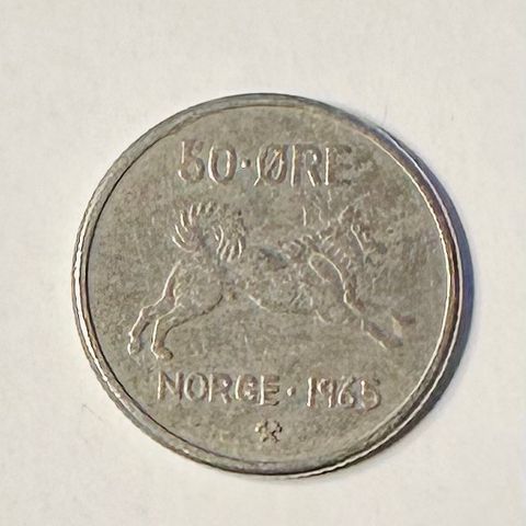 50 øre Norge 1965 (2733  AD)