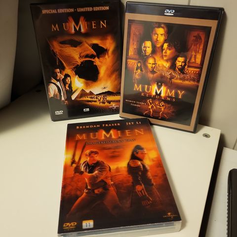 Mumien - The Mummy- triologien med Brendan Fraser