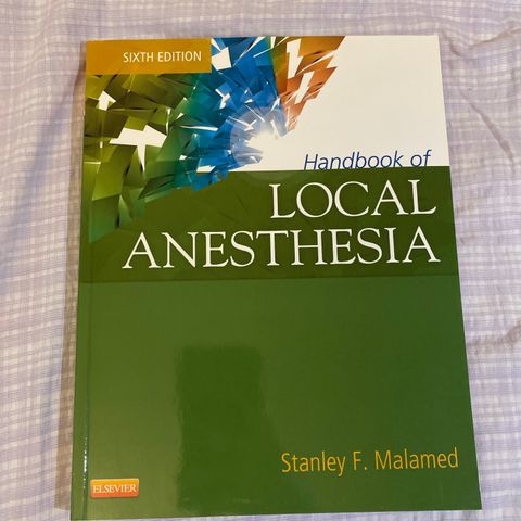 Handbook of local anesthesia