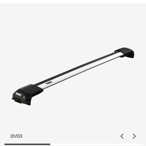 Thule WingBar Edge takstativsystem aluminium