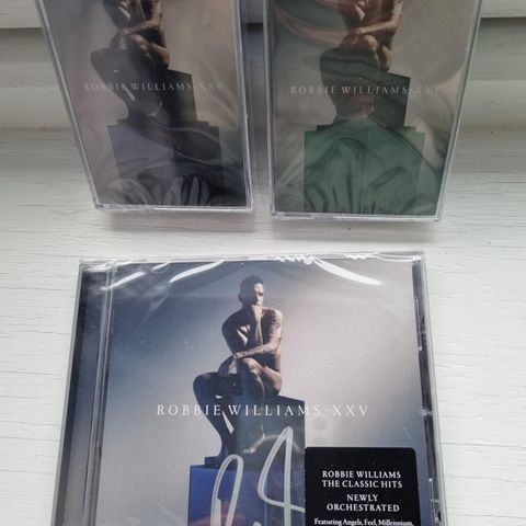 Signert Robbie Williams cd XXV