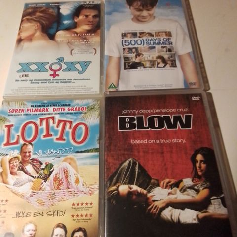 Lotto - Blow- 500 Days of Summer- XX/ XY - Den Siste Mimzy - Vannhesten