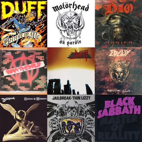 Heavy Metal Hard Rock CD Liste - H34 - Mötley Crüe Motörhead Megadeth