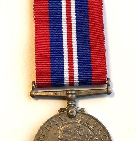 War medal, britisk felttogmedalje fra WW2, original (gratis frakt)