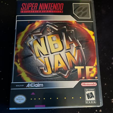 NBA Jam T.E. til Super Nintendo i utleiecover selges!!