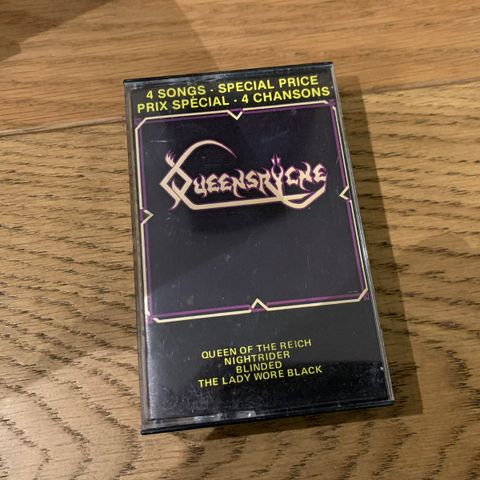Queensryche debut plate på kassett