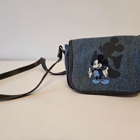 Mickey Unlimited Rare Vintage Denim Disney World veske