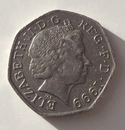 ENGLAND - 50 PENCE - 1999