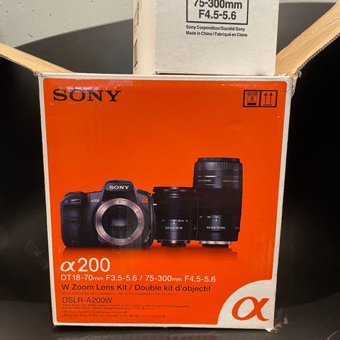Sony Kamera + 2 lenser