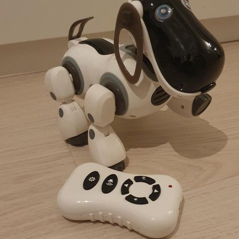 Elektronisk robot hund med musikk