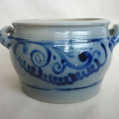 Vintage Hollandsk keramikk krukke 4,5 liter.