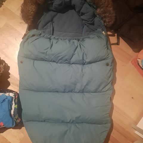 Sovepose, tykk vinter vognpose, pent brukt, max 86cm