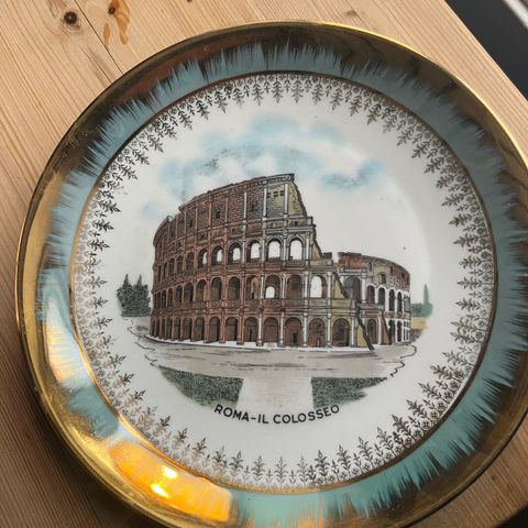 Roma Colosseum italiensk fat