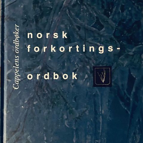 "Norsk forkortingsordbok"