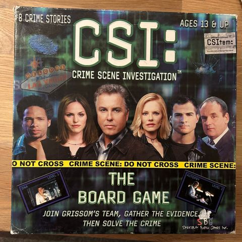 Pent brukt brettspill - CSI:Crime Scene Investigation, Nypris kr 812