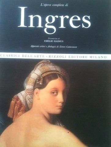 "L'Opera completa di Ingres" (italiensk tekst)