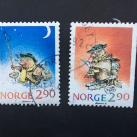 Norge 1988 Ludvig NK 1056 - 1057 Stemplet
